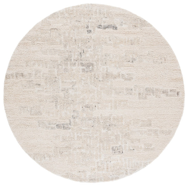 Safavieh Harvest Hand-tufted Wool And Cotton Area Rug - Artisan Crafted For Timeless Elegance In Any Room Ivory ,Grey Wool & Cotton Hvt106f-6