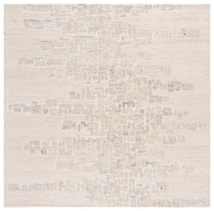 Safavieh Harvest Hand-tufted Wool And Cotton Runner Rug - Luxurious Modern Design For Elegant Spaces Ivory ,Grey Wool & Cotton Hvt106f-6sq