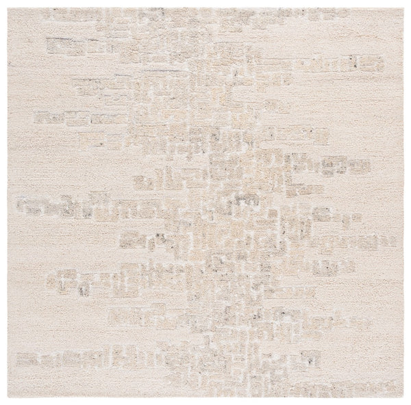 Safavieh Harvest Hand-tufted Wool And Cotton Area Rug - Artisan Crafted For Timeless Elegance In Any Room Ivory ,Grey Wool & Cotton Hvt106f-6