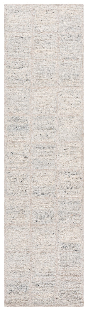Safavieh Harvest Hand Tufted Wool & Cotton Area Rug - Sophisticated Silver And Grey Design For Chic Interiors Silver ,Grey Wool & Cotton Hvt107g-4