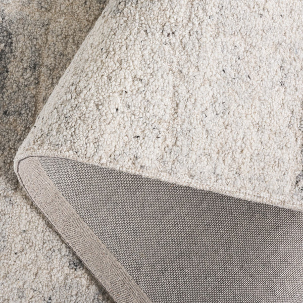Safavieh Harvest Hand Tufted Wool & Cotton Area Rug - Sophisticated Silver And Grey Design For Chic Interiors Silver ,Grey Wool & Cotton Hvt107g-4