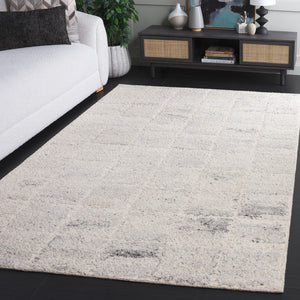 Safavieh Harvest Hand Tufted Wool & Cotton Area Rug - Sophisticated Silver And Grey Design For Chic Interiors Silver ,Grey Wool & Cotton Hvt107g-4