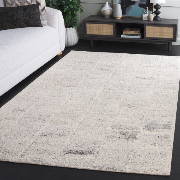 Safavieh Harvest Hand Tufted Wool & Cotton Area Rug - Sophisticated Silver And Grey Design For Chic Interiors Silver ,Grey Wool & Cotton Hvt107g-4