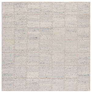 Safavieh Harvest Hand-tufted Wool And Cotton Runner Rug - Elegant Comfort For Modern Hallways And Spaces Silver ,Grey Wool & Cotton Hvt107g-6sq