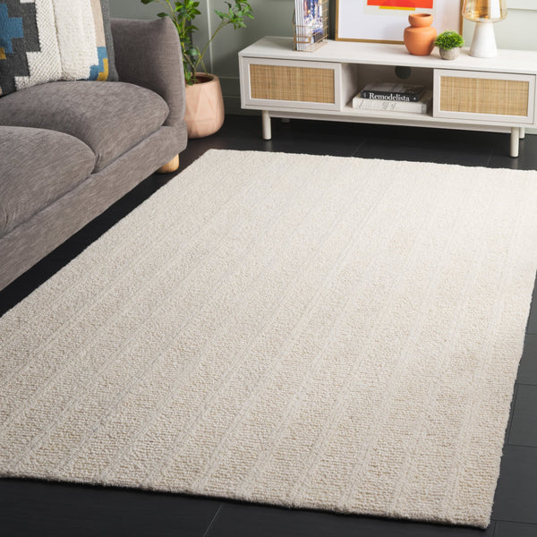 Safavieh Harvest Luxurious Hand-tufted Wool Runner Rug - Elegant Modern Design For Hallways And Living Spaces Ivory Wool Pile Hvt108a-5