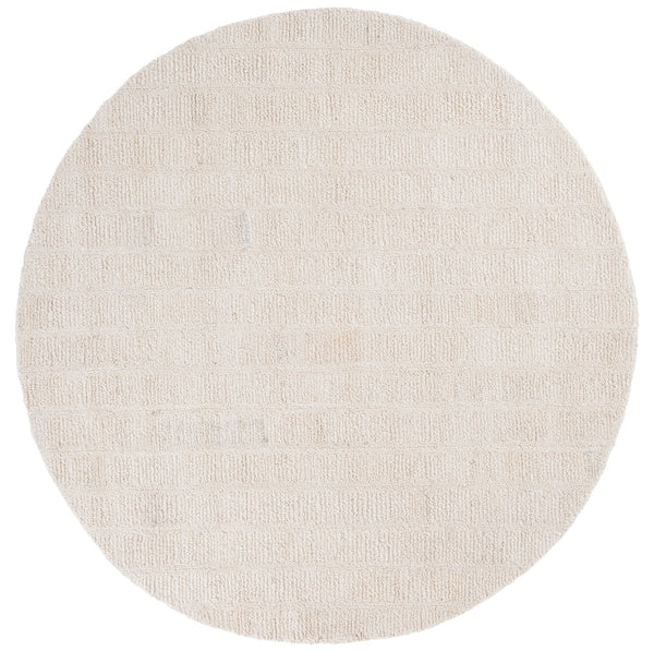 Safavieh Harvest Hand-Tufted Ivory Wool Rug — Soft 3/8" Pile, Durable Craftsmanship, Timeless Minimal Texture And Warmth 6'-0" x 9'-0" HVT108A-6