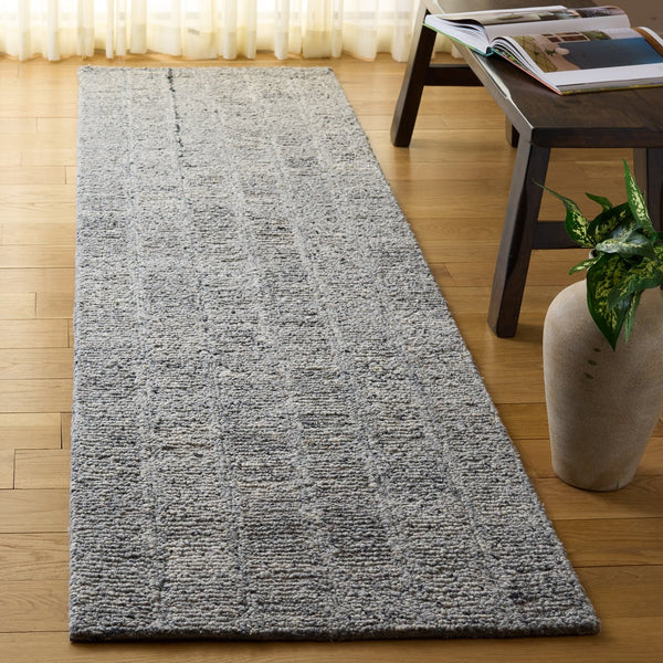 Safavieh Harvest Luxurious Hand-tufted Wool Runner Rug - Elegant Modern Design For Hallways And Living Spaces Grey Wool Pile Hvt108f-29