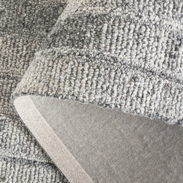 Safavieh Harvest Luxurious Hand-tufted Wool Runner Rug - Elegant Modern Design For Hallways And Living Spaces Grey Wool Pile Hvt108f-5