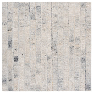 Safavieh Harvest Luxurious Hand-tufted Wool Runner Rug - Elegant Modern Design For Hallways And Living Spaces Light Grey Wool Pile Hvt108g-6sq