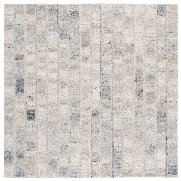 Safavieh Harvest Luxurious Hand-tufted Wool Runner Rug - Elegant Modern Design For Hallways And Living Spaces Light Grey Wool Pile Hvt108g-6sq