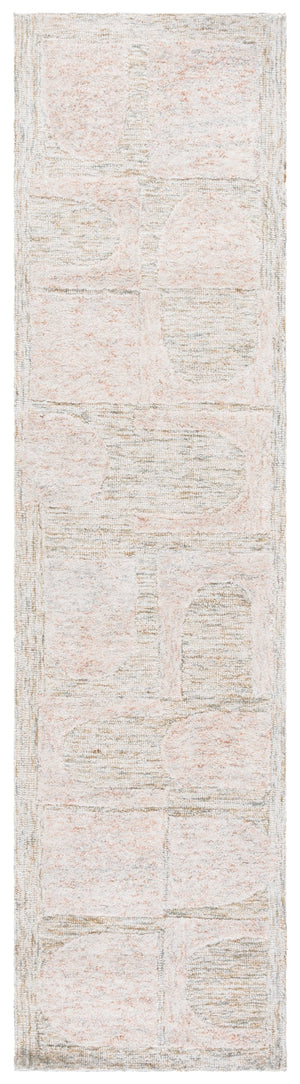 Safavieh Harvest Stylish Runner Area Rug - Hand-tufted Wool, Modern Design, Durable, Perfect Home Centerpiece Grey ,Rust Wool Pile Hvt110f-29