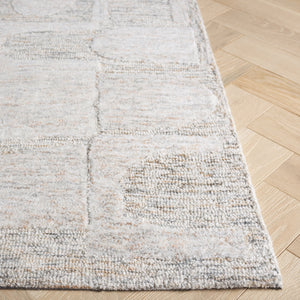 Safavieh Harvest Stylish Runner Area Rug - Hand-tufted Wool, Modern Design, Durable, Perfect Home Centerpiece Grey ,Rust Wool Pile Hvt110f-5