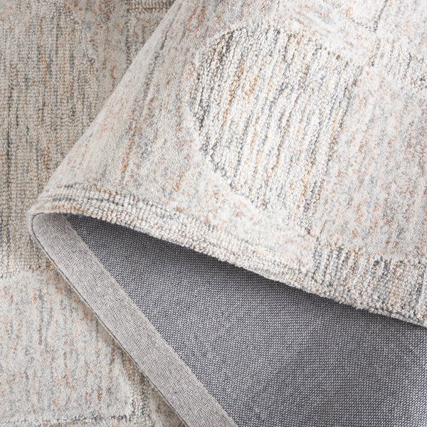 Safavieh Harvest Stylish Runner Area Rug - Hand-tufted Wool, Modern Design, Durable, Perfect Home Centerpiece Grey ,Rust Wool Pile Hvt110f-5