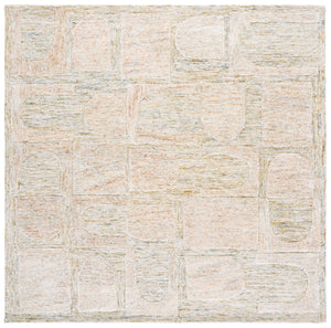 Safavieh Harvest Stylish Runner Area Rug - Hand-tufted Wool, Modern Design, Durable, Perfect Home Centerpiece Grey ,Rust Wool Pile Hvt110f-6sq