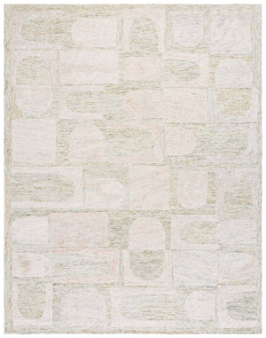 Safavieh Harvest Stylish Runner Area Rug - Hand-tufted Wool, Modern Design, Durable, Perfect Home Centerpiece Grey ,Rust Wool Pile Hvt110f-8