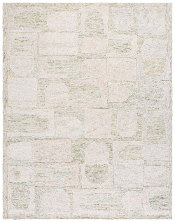 Safavieh Harvest Stylish Runner Area Rug - Hand-tufted Wool, Modern Design, Durable, Perfect Home Centerpiece Grey ,Rust Wool Pile Hvt110f-8