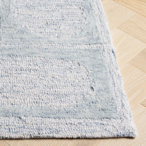 Safavieh Harvest Stylish Runner Area Rug - Hand-tufted Wool, Modern Design, Durable, Perfect Home Centerpiece Blue ,Grey Wool Pile Hvt110m-5