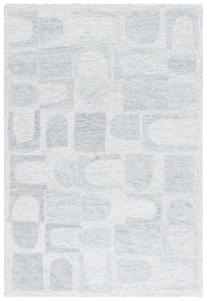 Safavieh Harvest Stylish Runner Area Rug - Hand-tufted Wool, Modern Design, Durable, Perfect Home Centerpiece Blue ,Grey Wool Pile Hvt110m-5