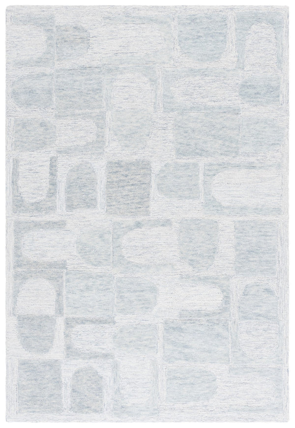 Safavieh Harvest Stylish Runner Area Rug - Hand-tufted Wool, Modern Design, Durable, Perfect Home Centerpiece Blue ,Grey Wool Pile Hvt110m-5
