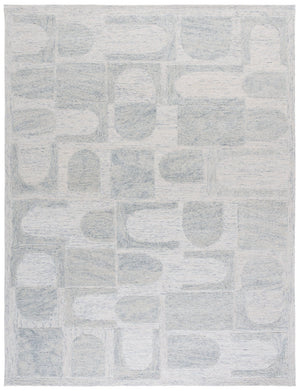 Safavieh Harvest Stylish Runner Area Rug - Hand-tufted Wool, Modern Design, Durable, Perfect Home Centerpiece Blue ,Grey Wool Pile Hvt110m-8