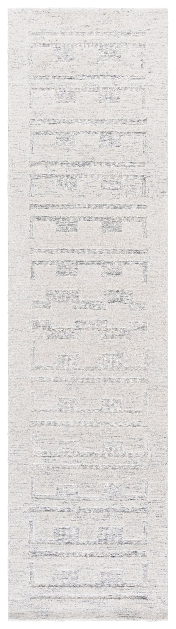 Safavieh Harvest Luxurious Hand Tufted Wool Runner Rug - Elevate Your Space With Timeless Elegance & Style Grey ,Beige Wool Pile Hvt111f-29