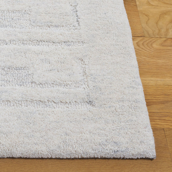 Safavieh Harvest Luxurious Hand Tufted Wool Runner Rug - Elevate Your Space With Timeless Elegance & Style Grey ,Beige Wool Pile Hvt111f-5