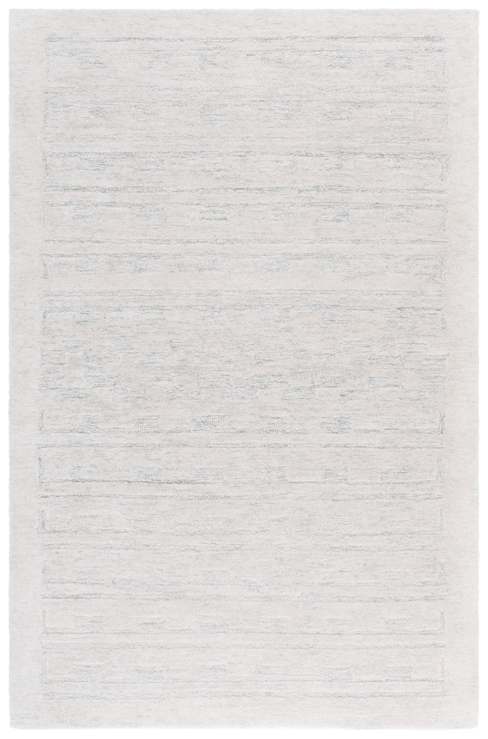 Safavieh Harvest Luxurious Hand Tufted Wool Runner Rug - Elevate Your Space With Timeless Elegance & Style Grey ,Beige Wool Pile Hvt111f-5
