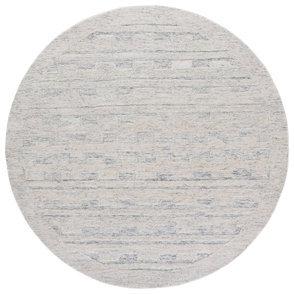 Safavieh Harvest Luxurious Hand Tufted Wool Runner Rug - Elevate Your Space With Timeless Elegance & Style Grey ,Beige Wool Pile Hvt111f-6r