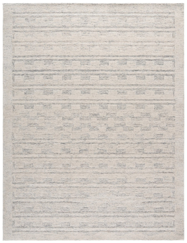 Safavieh Harvest Modern Area Rug - Hand Tufted Wool, Elegant Design For Any Room, Timeless Craftsmanship Grey ,Beige Wool Pile Hvt111f-3