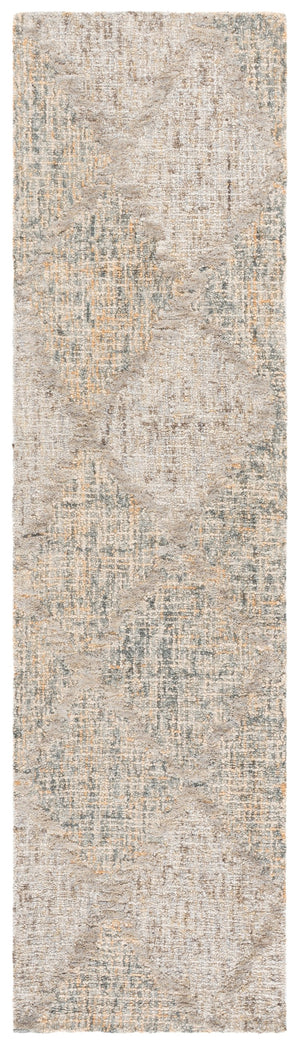 Safavieh Harvest Hand-Tufted Wool Area Rug In Grey Brown — Abstract Transitional Design, Low-Profile Comfort 3'-0" x 5'-0" HVT112F-3