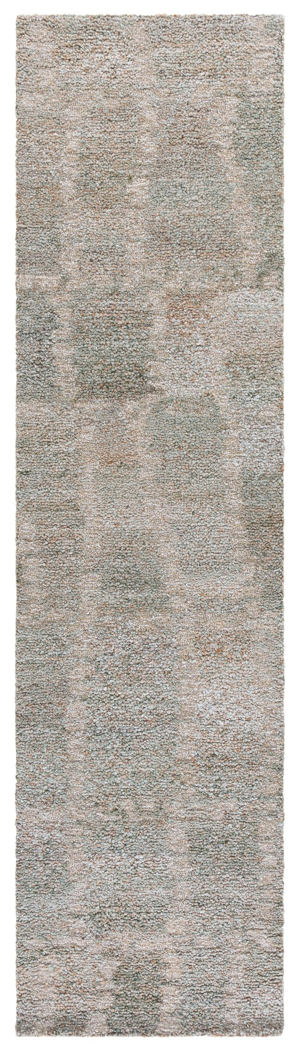 Safavieh Harvest Elegant Runner Rug For Hallway - Modern Hand-tufted Design, Soft Polyester & Wool Blend Green ,Beige 80% Polyester,20% Wool Hvt113y-29