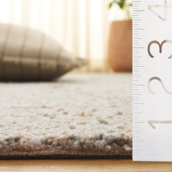 Safavieh Harvest Elegant Runner Rug For Hallway - Modern Hand-tufted Design, Soft Polyester & Wool Blend Green ,Beige 80% Polyester,20% Wool Hvt113y-5