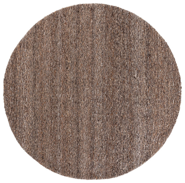 Safavieh Harvest Handwoven Brown Area Rug, Minimalist Low-Profile Polyester Pile For Living Rooms, Durable Elegance 8'-0" x 10'-0" HVT114T-8