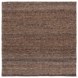 Safavieh Harvest Handwoven Brown Area Rug, Minimalist Low-Profile Polyester Pile For Living Rooms, Durable Elegance 8'-0" x 10'-0" HVT114T-8