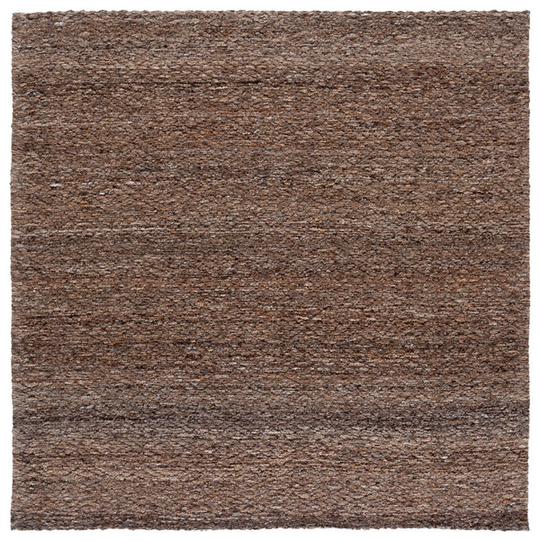 Safavieh Harvest Handwoven Brown Area Rug, Minimalist Low-Profile Polyester Pile For Living Rooms, Durable Elegance 8'-0" x 10'-0" HVT114T-8