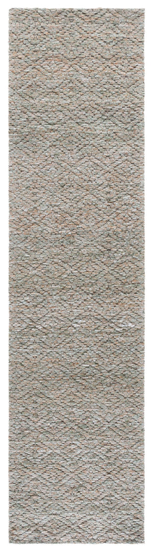 Safavieh Harvest Modern Handwoven Runner Rug - Elegant Design For Hallways, Entryways & Timeless Style Green ,Beige Polyester Pile Hvt114y-29