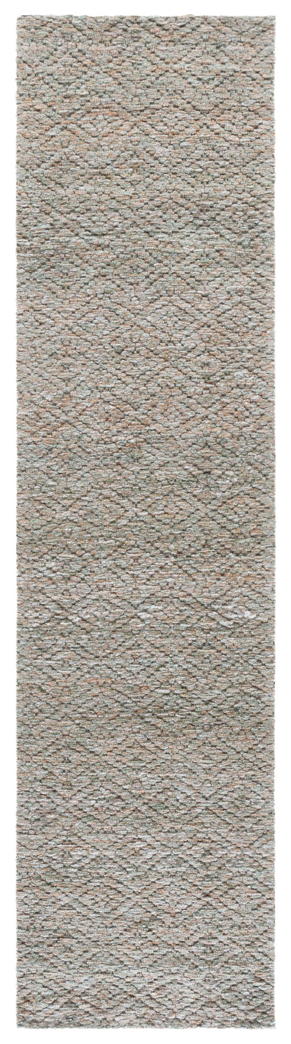 Safavieh Harvest Modern Handwoven Runner Rug - Elegant Design For Hallways, Entryways & Timeless Style Green ,Beige Polyester Pile Hvt114y-29