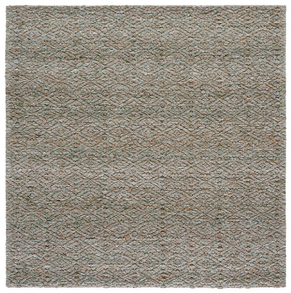 Safavieh Harvest Modern Handwoven Runner Rug - Elegant Design For Hallways, Entryways & Timeless Style Green ,Beige Polyester Pile Hvt114y-6sq