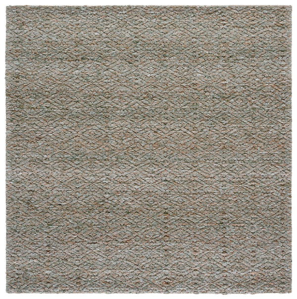 Safavieh Harvest Hand-woven Area Rug - Elegant Minimalist Design For Modern Living Spaces, Soft Polyester Pile Green ,Beige Polyester Pile Hvt114y-9