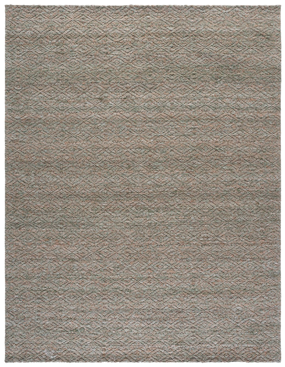Safavieh Harvest Modern Handwoven Runner Rug - Elegant Design For Hallways, Entryways & Timeless Style Green ,Beige Polyester Pile Hvt114y-6sq
