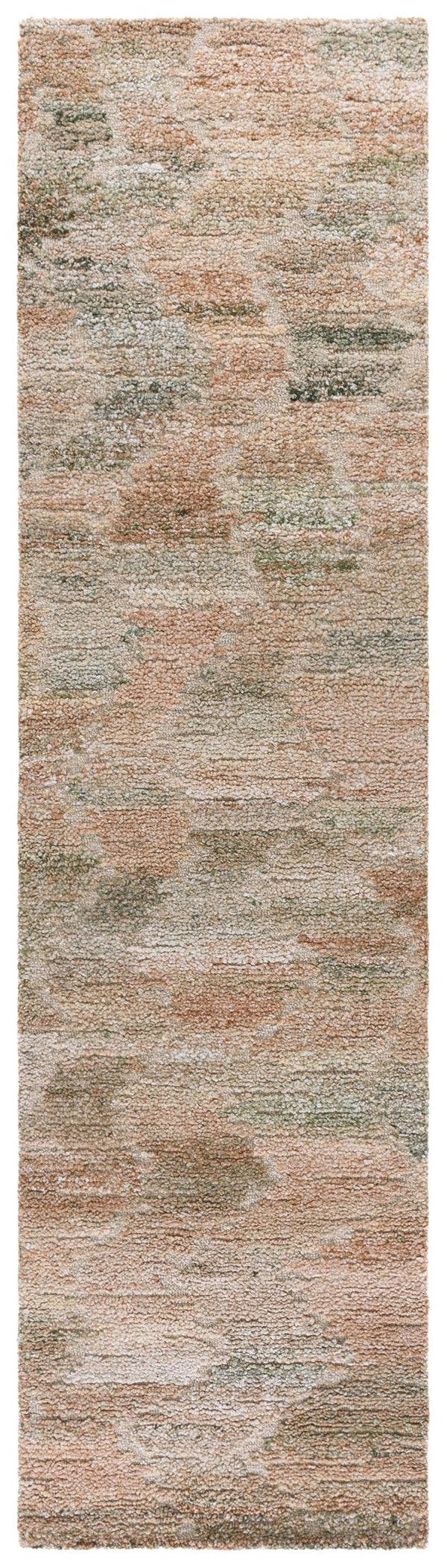 Safavieh Harvest Elegant Hand-tufted Runner - Luxurious Softness & Durability For Stylish Home Décor Bliss Green ,Beige 80% Polyester,20% Wool Hvt115y-29