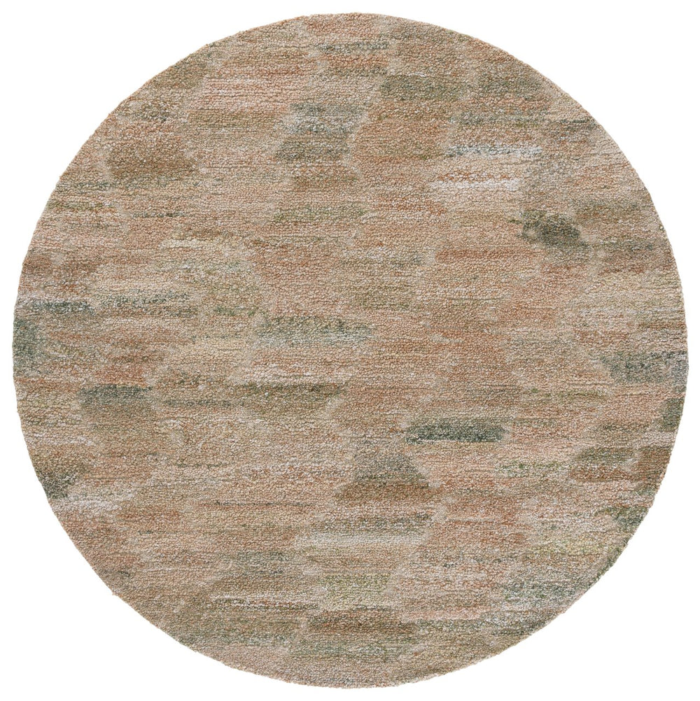 Safavieh Harvest Elegant Hand-tufted Runner - Luxurious Softness & Durability For Stylish Home Décor Bliss Green ,Beige 80% Polyester,20% Wool Hvt115y-6r