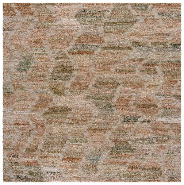 Safavieh Harvest Elegant Hand-tufted Runner - Luxurious Softness & Durability For Stylish Home Décor Bliss Green ,Beige 80% Polyester,20% Wool Hvt115y-6sq
