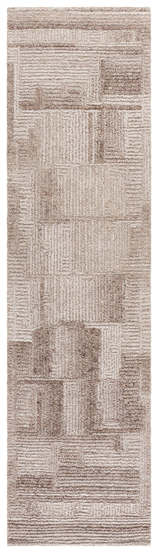 Safavieh Harvest Hand‑Tufted Wool Taupe Area Rug — Low‑Profile, Cozy Natural Fiber Comfort For Modern Homes 5'-0" x 8'-0" HVT116E-5