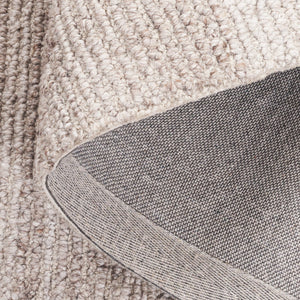 Safavieh Harvest Wool Rug 8X10 Taupe — Hand-Tufted Indian Craftsmanship, Low-Profile Plush For Modern Homes 9'-0" x 12'-0" HVT116E-9