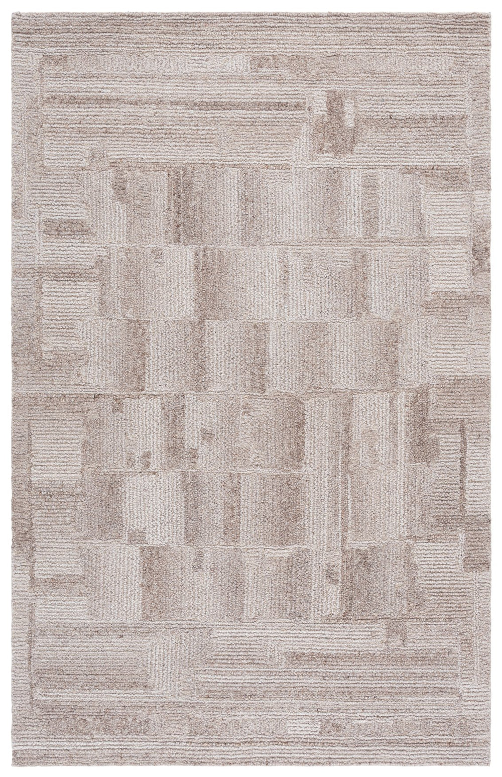 Safavieh Harvest Taupe Hand-Tufted Wool Runner — Low-Profile 3/8" Pile, Durable Modern Hallway Accent 2'-3" x 9'-0" HVT116E-29