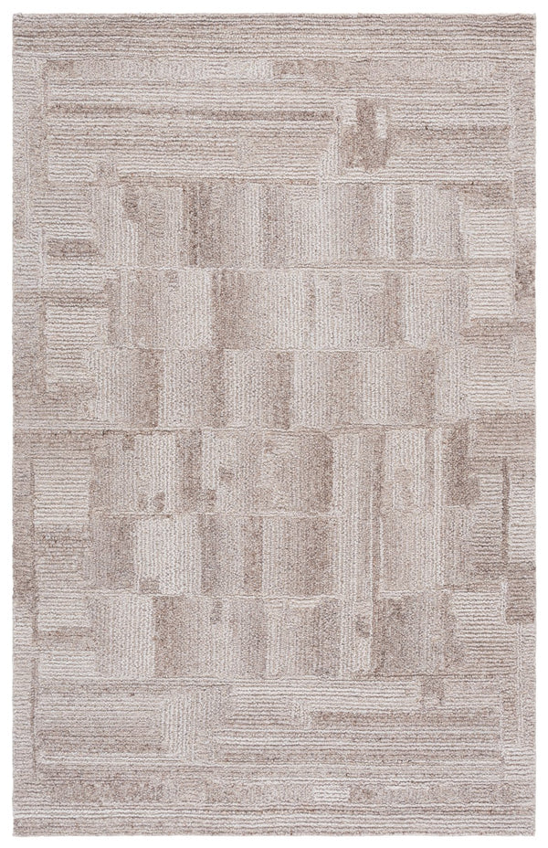 Safavieh Harvest Taupe Hand-Tufted Wool Runner — Low-Profile 3/8" Pile, Durable Modern Hallway Accent 2'-3" x 9'-0" HVT116E-29