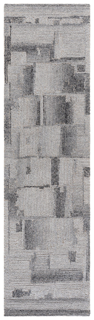 Safavieh Harvest Hand‑Tufted Grey Round Wool Rug — Minimalist Solid Design, Soft Low Pile, Modern Focal Point 6'-0" x 6'-0" HVT116F-6R