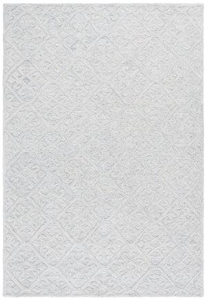Safavieh Harvest Light Blue Grey Wool Runner — Handwoven, Low-Profile Modern Hallway Rug For Durable Comfort 2'-3" x 9'-0" HVT117L-29