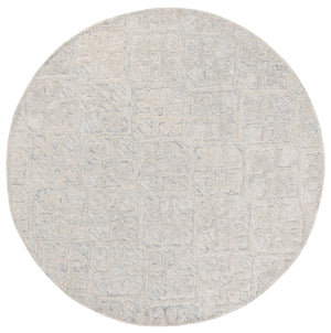 Safavieh Harvest Hand-Woven Light Blue Grey Wool Rug, Low 3/8" Pile, Modern Solid Field For Living Rooms And Bedrooms 8'-0" x 10'-0" HVT117L-8